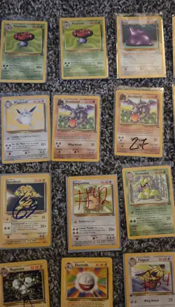 31 VTG 90s WOTC Wizards Non Holo Rare Pokemon Cards Lot Jungle Fossil Base Set - Image 3