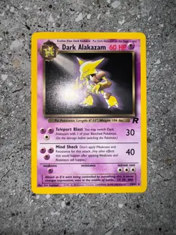 Pokemon TCG Cards Dark Alakazam 18/82 Team Rocket Rare NM - Image 3