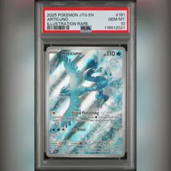 Pokemon TCG - Articuno IR Journey Together 161/159 GEM MINT Card PSA 10 - Image 1
