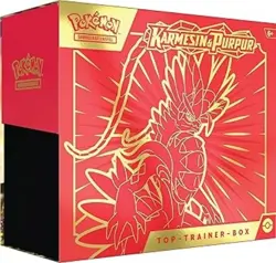 Pokemon - Trading Card Game Top Trainer Box Crimson & Purple (Koraidon) - Image 1