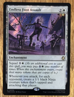 MTG Teenage Mutant Ninja Turtles Eternal-Legal, Endless Foot Assault -Surge Foil - Image 1