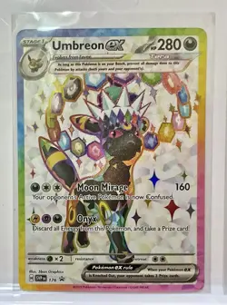 Pokemon Prismatic Evolution Vaporeon ex 149/131 & Umbreon/Espeon Promo Cards - Image 3