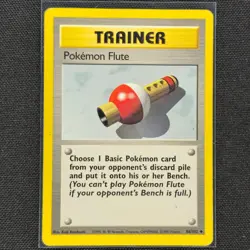 Pokemon Flute - 86/102 - Uncommon - Base Set - Pokemon Card - HP - Image 1