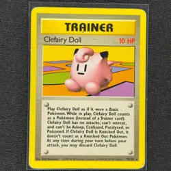 Clefairy Doll - 70/102 - Rare - Base Set - Pokemon Card - HP - Image 1