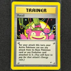 Recall - 116/132 - Common - Gym Challenges - Pokemon Card - HP - Image 1