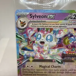 Pokemon Sylveon EX #41/131 Sealed Stamped Prismatic Evolutions Promo - Image 2