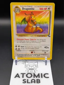 Pokemon TCG Dragonite 19/62 Fossil Regular (LP) - Image 1