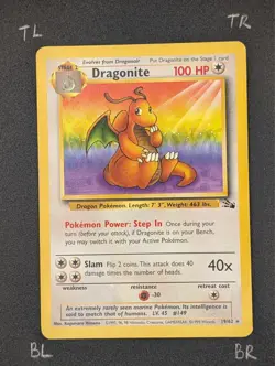Pokemon TCG Dragonite 19/62 Fossil Regular (LP) - Image 3