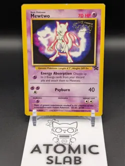 Pokemon TCG Mewtwo (Movie Promo) 03/53 Wotc Promo Regular (LP) - Image 1