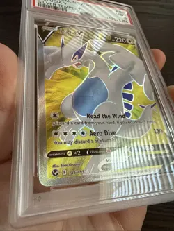 Lugia V 185/195 Full Art 2022 Pokemon SWSH Silver Tempest PSA 9 Mint - Image 4