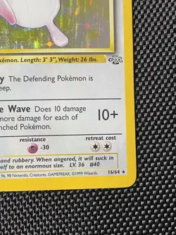 Pokemon TCG Wigglytuff 16/64 Jungle Holo Rare - LP - Image 4