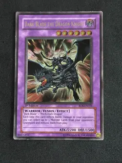 Dark Blade The Dragon Knight RDS-EN0035 1st Edition Ultimate Rare VLP/LP YuGiOh - Image 1