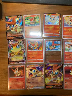 Pokemon 22 cards Set different Victini Cards, so cute!!! KAWAIIII - Image 2
