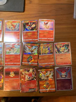 Pokemon 22 cards Set different Victini Cards, so cute!!! KAWAIIII - Image 3