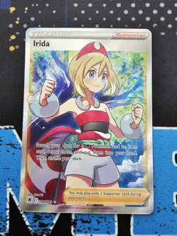 Pokemon TCG Irida Astral Radiance Holo Card 186/189 Full Art Ultra Rare - Image 1