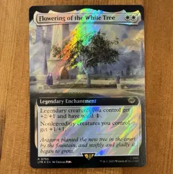 Flowering of the White Tree, R 0759, NM Surge Foil, MTG LotR Lord Rings LTR Card - Image 1