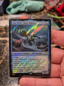 x1 Ray Fillet, Wave Warrior - Surge Foil R MTG Commander: Teenage Mutant Ninja T - Image 1