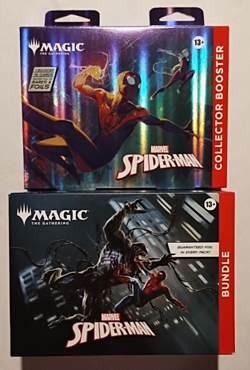 MTG SEALED MARVEL SPIDERMAN COLLECTOR BOOSTER & SPIDERMAN BUNDLE MTG LOT - Image 1