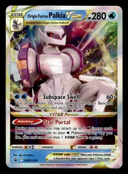 Origin Forme Palkia VSTAR SWSH254 Ultra Rare Black Star Promo Pokemon Card - Image 1