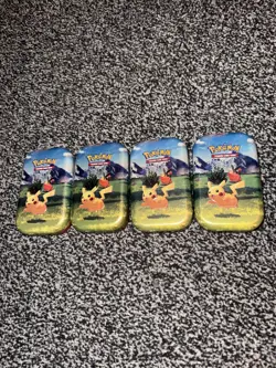 Pokemon TCG: Mega Evolution—Ascended Heroes Mini Tin: Pikachu Tepig x4 - Image 3