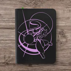 Vault X - 4 Pocket eXo-Tec Zip Binder - Black Pokemon Mewtwo & Absol - Image 1