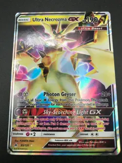Ultra Necrozma GX 95/131 ULTRA RARE SM Forbidden Light Set Pokemon NM HOLO 2018 - Image 1