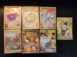 Pokemon TCG Hyper Rare Gold 7 Card Lot NM - Image 1
