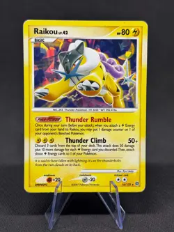 Raikou 16/132 Pokemon TCG Secret Wonders Holo Foil Rare Card MP - Image 1