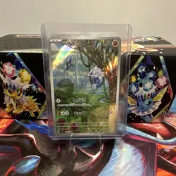 Meditite 127/102 SV7 Stellar Miracle Art Rare Holo (Japanese) 70 HP Pokemon Card - Image 2