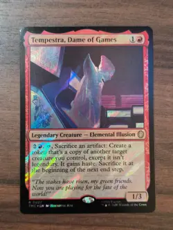 ~ Tempestra, Dame of Games ~ NM ~ ~ MTG ~ Surge Foil - Image 1