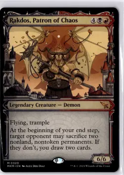 Rakdos, Patron of Chaos (Showcase) (0320) Murders at Karlov Manor Regular NM M - Image 1