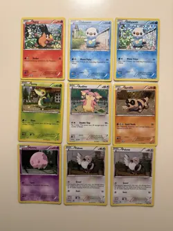Pokemon TCG 2011 McDonald’s Confetti Holo Promo Lot Of 9 Oshowatt Tepig Snivy - Image 1