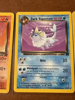 Pokemon Vintage Dark Flareon/vaporeon/jolteon Regular - Image 3