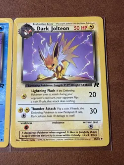Pokemon Vintage Dark Flareon/vaporeon/jolteon Regular - Image 4