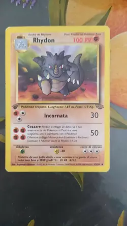 Rhydon 1ed 45/64 Jungle Pokemon TCG ITA - Image 1