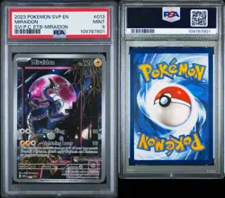 Rare 2023 Pokemon PSA 9 Scarlet & Violet #013 Miraidon Pokemon Center Card - Image 3