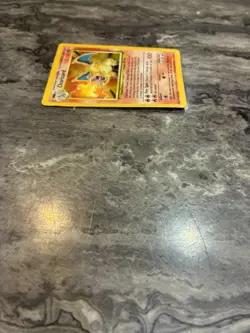 Pokemon Charizard Base Set Holo Rare Card 4/102 1999 - Image 3