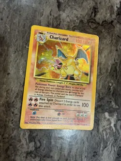 Pokemon Charizard Base Set Holo Rare Card 4/102 1999 - Image 4