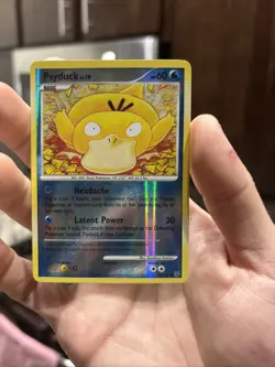 Pokemon TCG Reverse Holo Platinum Psyduck Card 87/127 PACK FRESH - Image 1