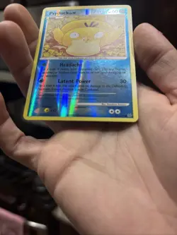 Pokemon TCG Reverse Holo Platinum Psyduck Card 87/127 PACK FRESH - Image 2