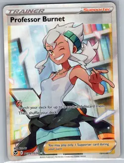 Professor Burnet TG26/TG30 Silver Tempest Trainer Gallery - Pokemon Card - NM - Image 1