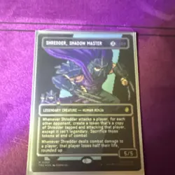 Magic: The Gathering Shredder, Shadow Master Legendary Creature Black TMNT C0088 - Image 1