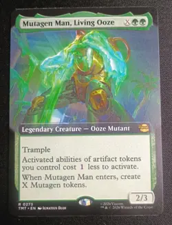 MTG TMNT - Mutagen Man, Living Ooze - Extended Art Rare - Image 1