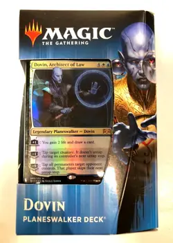 Sealed Ravnica Allegiance Dovin Planeswalker Deck WU with 2 Boosters 2019 MTG - Image 1