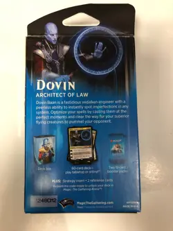 Sealed Ravnica Allegiance Dovin Planeswalker Deck WU with 2 Boosters 2019 MTG - Image 2