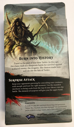 Sealed MTG Fate Reforged Surprise Attack UG Intro Pack + 2 Boosters - Image 3