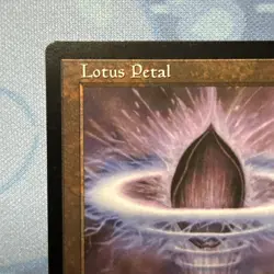 Lotus Petal - Tempest - Magic The Gathering - Vintage 1997 - Image 2