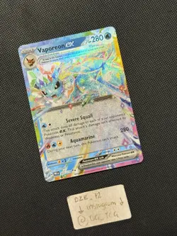 Pokemon Prismatic Evolutions - Vaporeon Ex - 023/131 - Full Art - M/NM - Image 3