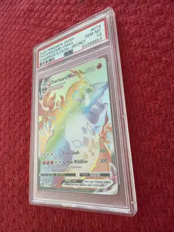2020 POKEMON SWSH CHAMP'S PATH SECRET FULL ART/CHARIZARD #074 VMAX PSA 10 - Image 4