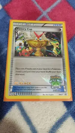 2012 Pokemon TCG Victory Cup 1st Place - BW31 - Spring - Perfect Condition! - Image 1